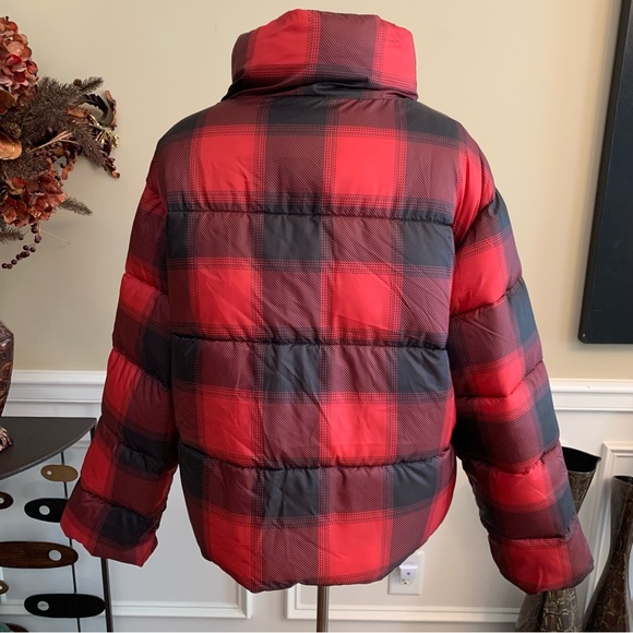 Old Navy Women's Water-Resistant Frost Free Short Puffer | Size L | Red - Picture 3 of 14